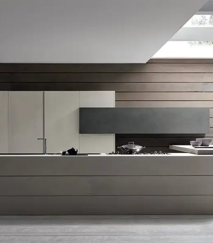 Cuisine TWENTY RESINA, résine minérale et toucher soyeux