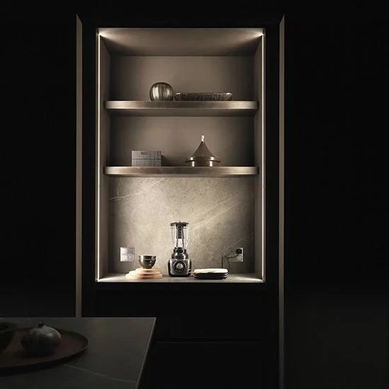 Cuisine Modulnova Frame avec rangements cachés 2