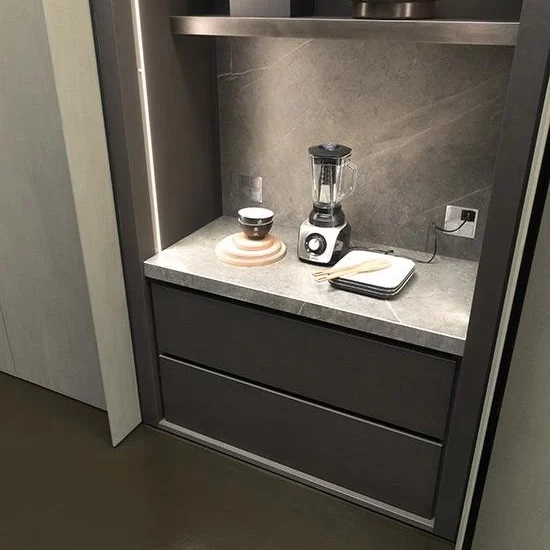 Cuisine Modulnova Frame avec rangements cachés