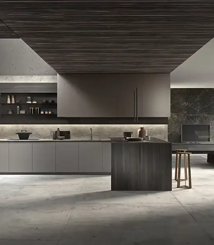 Cuisine TWENTY, finesse 20 mm et lignes continues
